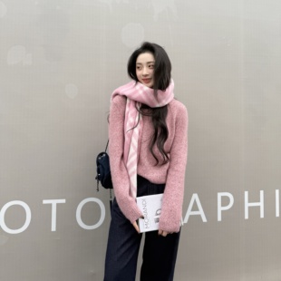 暖光予你丨康宝莱羊绒白厂丝丨厚款合股纱保暖柔软羊绒衫-MY6358