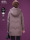 Миссис Ган, зимняя одежда для матерей женщин среднего и пожилого возраста, новый пуховик в западном стиле среднего размера плюс, утолщенная куртка средней длины mini 2