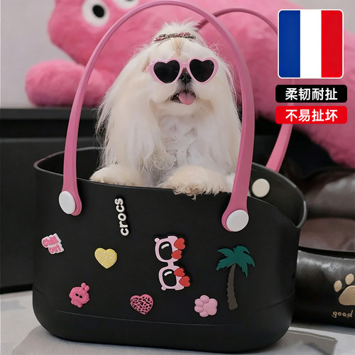 法式轻奢狗狗外出背包小型犬泰迪比熊便携轻便款女士猫包宠物用品