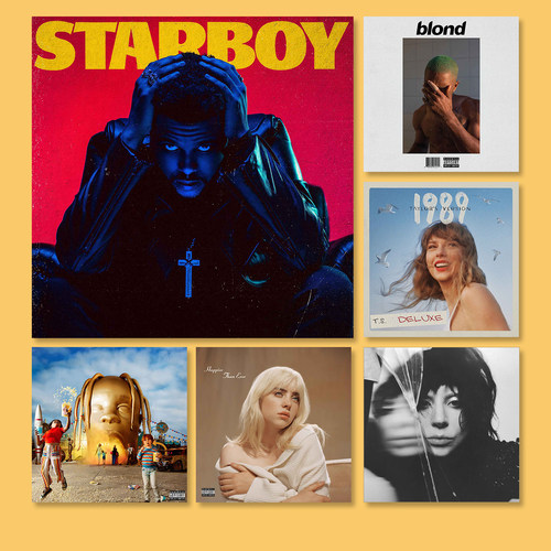 欧美专辑封面海报starboy blond卡片音乐周边拍照背景墙贴装饰画