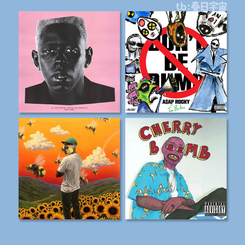 Tyler The Creator专辑封面海报欧美说唱嘻哈歌手酒吧墙贴装饰画