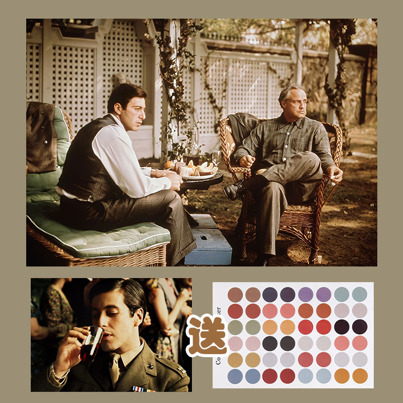 教父thegodfather经典电影海报阿尔帕西诺复古墙贴挂画卧室装饰画