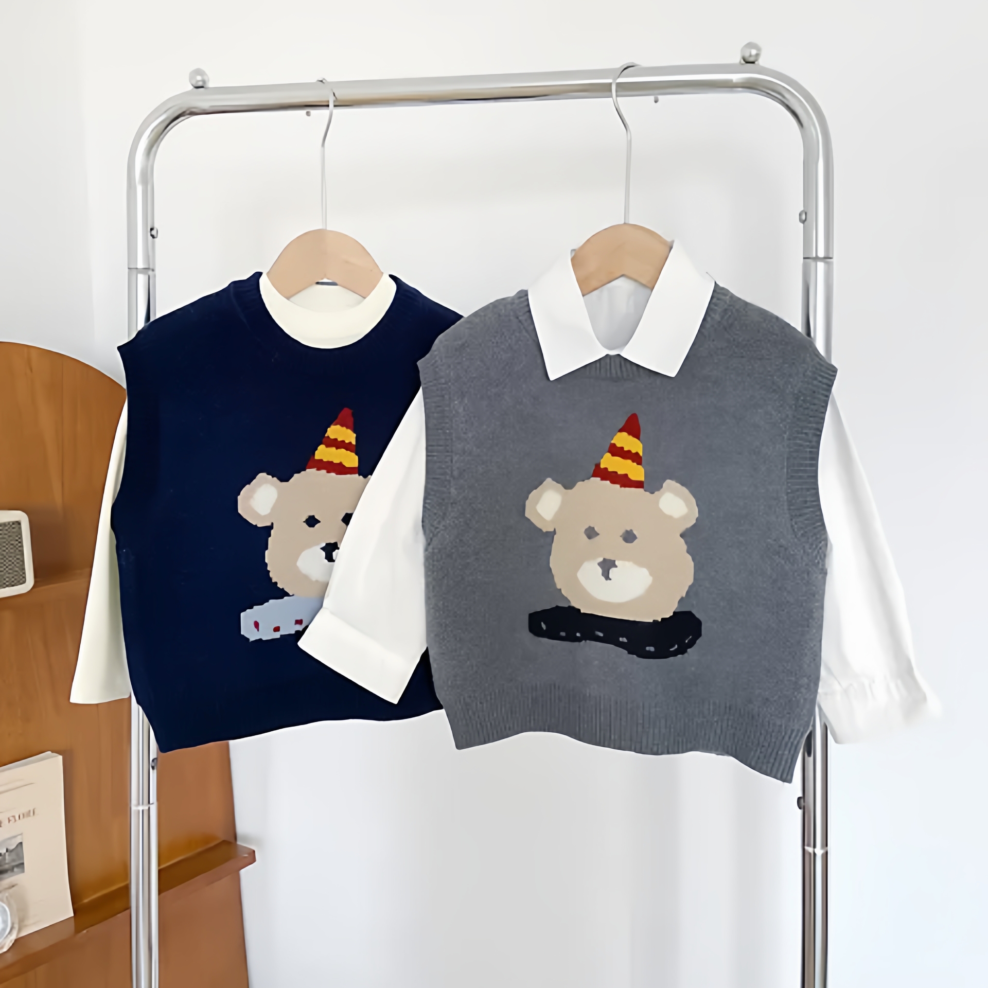 儿童秋季针织马甲2025秋冬新款