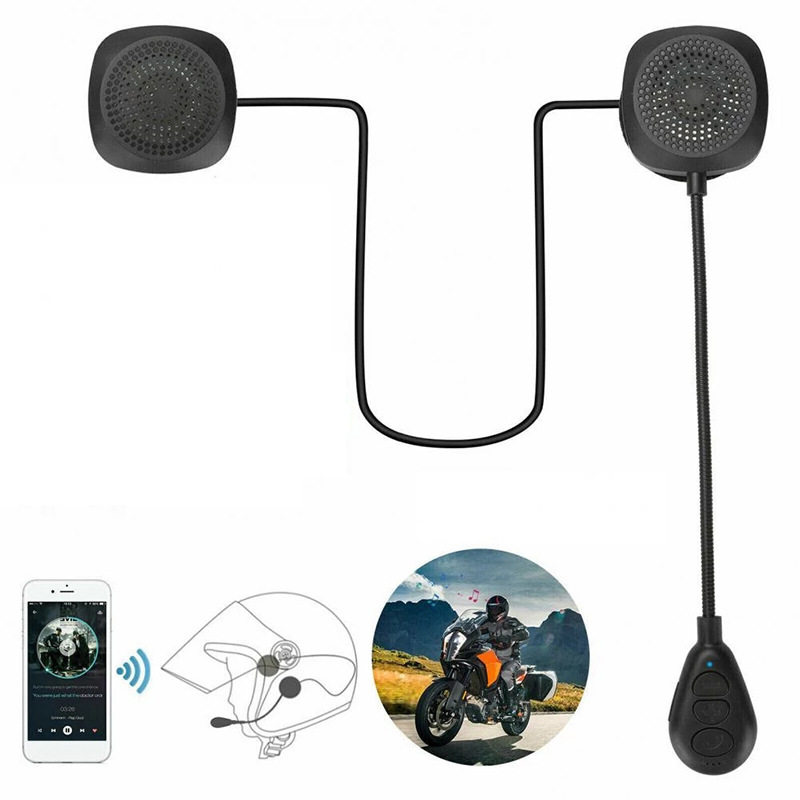 摩托车头盔蓝牙耳机 内置头盔耳麦免提通话骑行导航听歌头盔耳机
