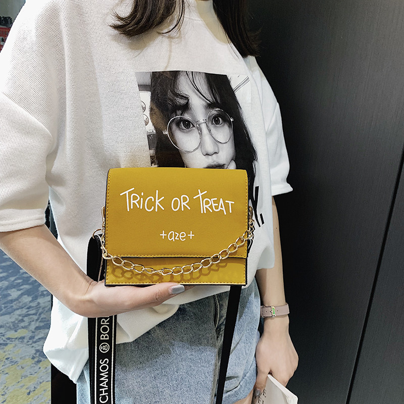 2019夏季新款潮包包女磨砂小方包森系链条单肩斜挎ins超火chic包|msdalam kategori Beg kulit/wanita/beg lelaki, beg Ms. - dari Buy2taobao.com untuk memberikan perkhidmatan ejen Taobao profesional membeli