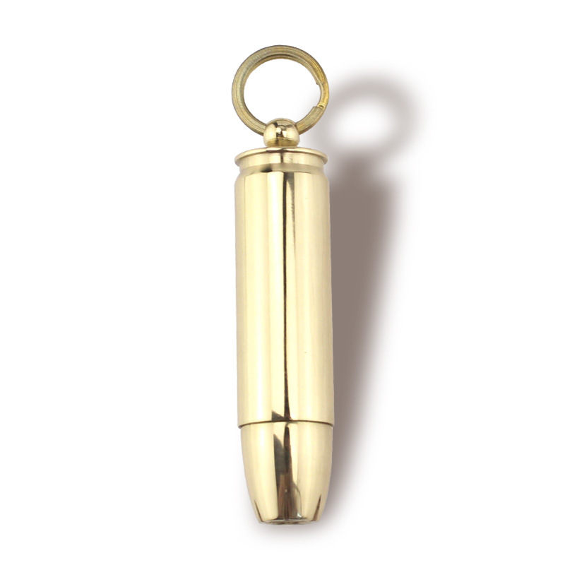 奥地利品牌爱酷IMCO纯铜钥匙扣链子弹头造型防水复古煤油打火机