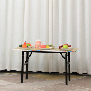 家用可折叠小饭桌长方形折叠吃饭桌子出租房折叠桌小型租房小桌子