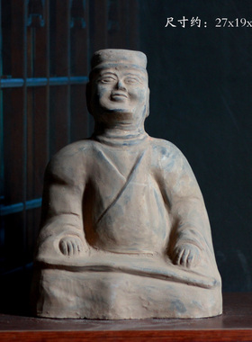 仿古陶器人物俑汉代陶俑