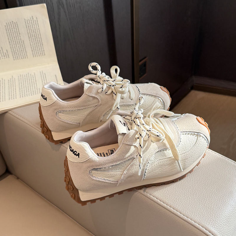 跟高3cm巨好看厚底松糕鞋女2026新款春季配阔腿裤休闲百搭德训鞋,女鞋,德训鞋,淘宝优惠券,粉丝福利购,淘宝优惠卷