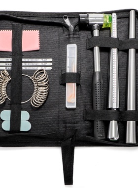 戒指尺寸测量套装美码0-13圆头美度棒戒圈整形US Ring Sizer Set