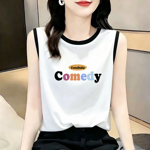 纯棉背心内搭吊带T恤女夏季
