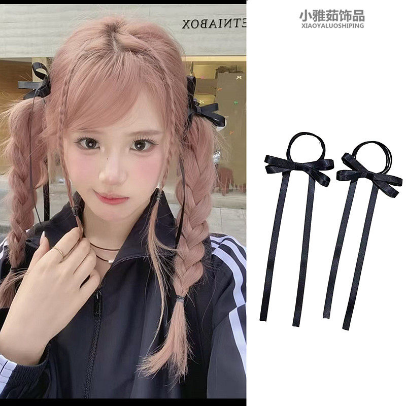 小红书网红同款双马尾蝴蝶结发圈发夹韩系少女飘带芭蕾风发绳头饰,饰品/流行首饰/时尚饰品新,发饰,淘宝优惠券,粉丝福利购,淘宝优惠卷