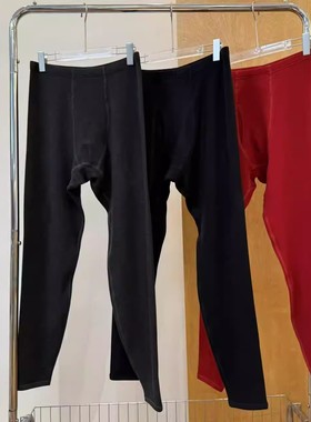 男士秋裤华绒吉林化纤蚕丝羊毛 保暖加厚冬季双面内穿男士保暖