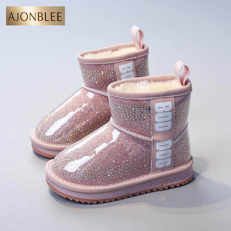 真皮防水女童雪地靴冬季新款加绒加厚中大儿童棉鞋女孩宝宝短靴,童鞋/婴儿鞋/亲子鞋,雪地靴,淘宝优惠券,粉丝福利购,淘宝优惠卷