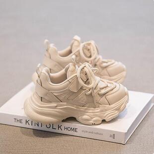 女童运动鞋2026新款春秋儿童鞋子网面老爹鞋春款大童鞋软底休闲鞋