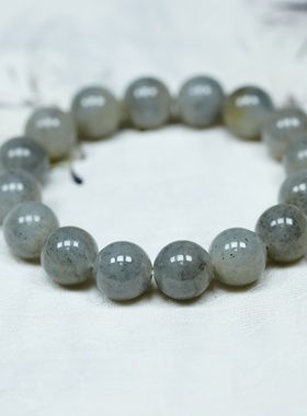 楼兰古国。新疆楼兰和田玉三色糖青花12毫米亮光手链串女