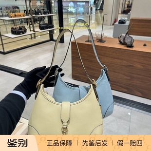 香港直邮 专柜正品代购 COACH/蔻驰新款女包 水晶 HAMPTONS半月包