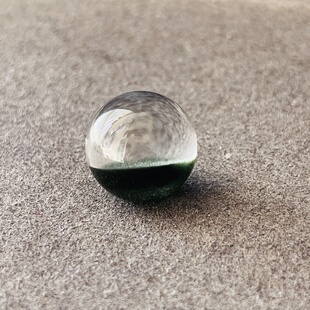 (无绵无裂)半壁江山绿幽灵聚宝盆单珠,不带一点红皮17.5mm