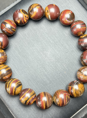 特价一条大尺寸，纯天然欧泊手链，尺寸12.5mm重53.6克