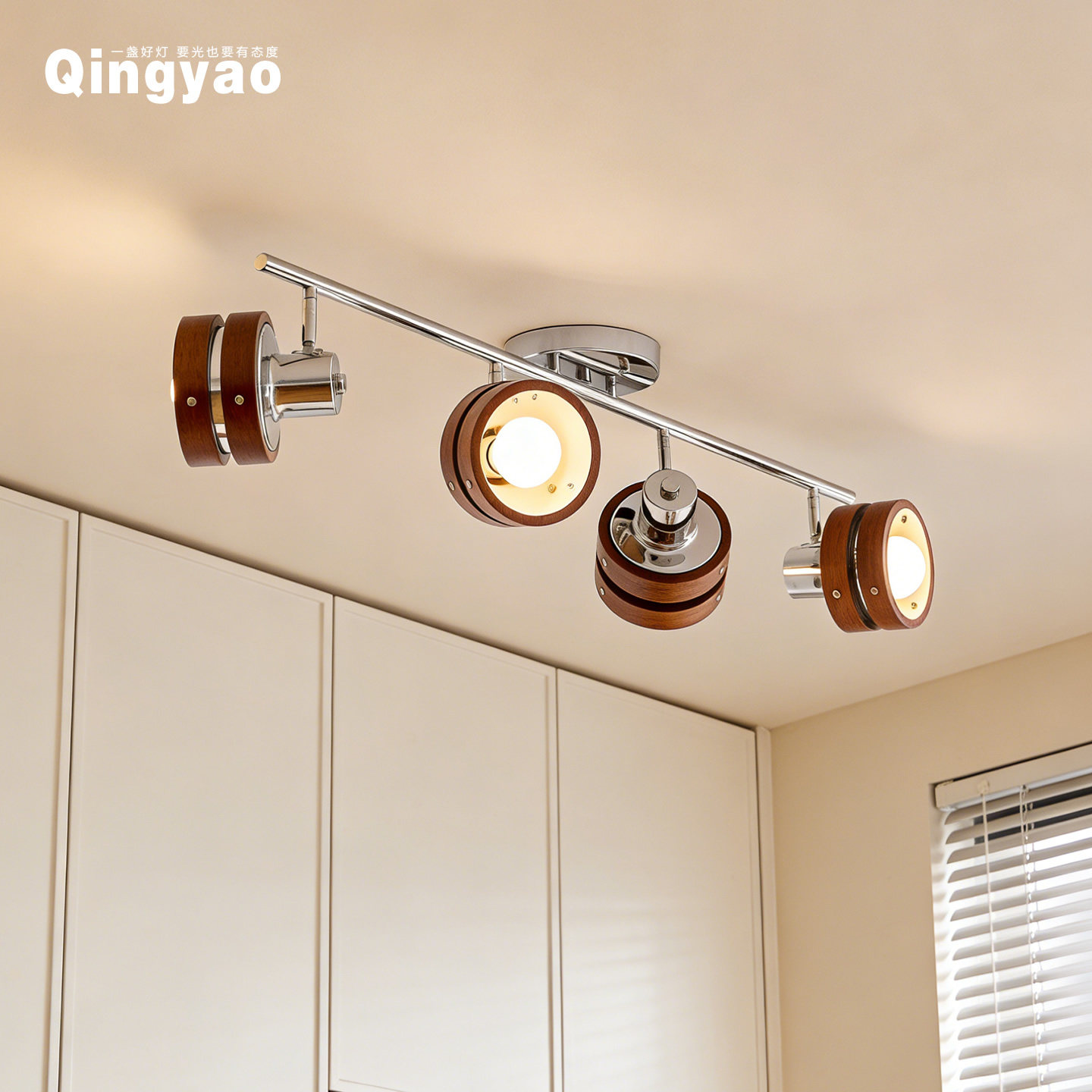 QINGYAO清瑶 包豪斯走廊过道灯服装店吸顶灯衣帽间吧台氛围感灯具