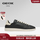 男士 板鞋 透气低帮休闲男鞋 GEOX杰欧适秋冬黑白经典 德训鞋
