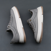 舒适轻便百搭休闲厚底潮流板鞋 透气帆布鞋 一脚蹬通勤上班 男鞋 夏季