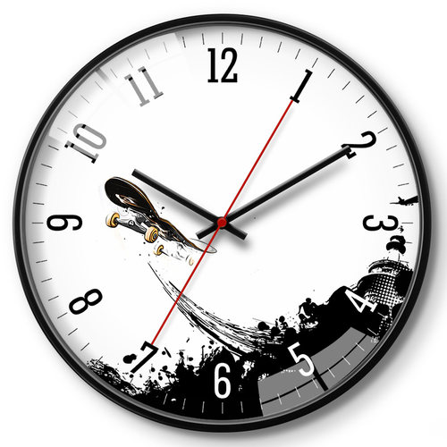 摩门创意风卡通艺术卧室简约时钟