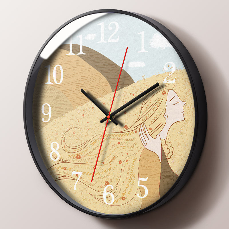 摩门创意艺术挂钟现代客厅时钟表