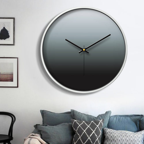 摩门圆形个性风客厅挂钟