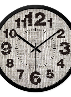 MOMEN/摩门大挂钟客厅创意卧室静音简约艺术时钟石英钟表酒店挂表