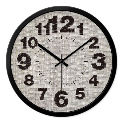 摩门客厅创意风卧室艺术石英钟表