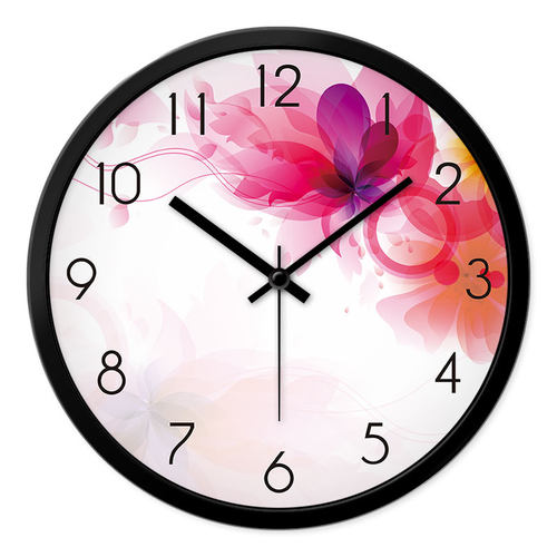 摩门创意风抽象画家里石英钟表