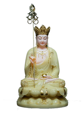 金旺来地藏王菩萨汉白玉佛像