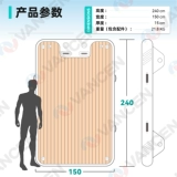 Плавающая плавающая платформа eva non -slip -кровать, плавающая кровать, кресло для отдыха, яхта, чтобы остановить волшебный ковер с причалкой, может сложить плавучий ряд