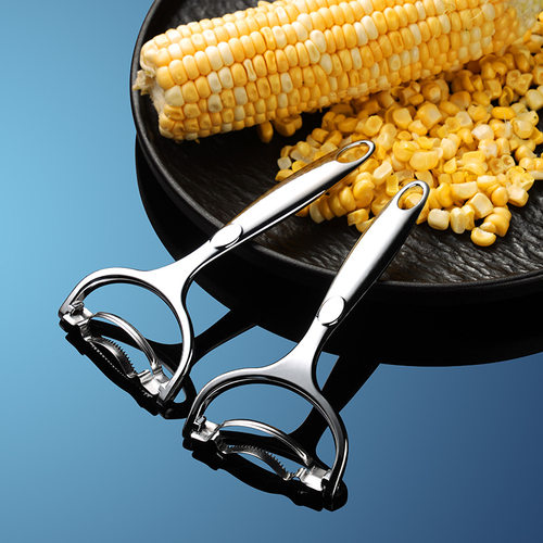 陀螺削玉米粒神器锌合金玉米刨玉米剥粒器刨刀手动玉米脱粒刮刀剥