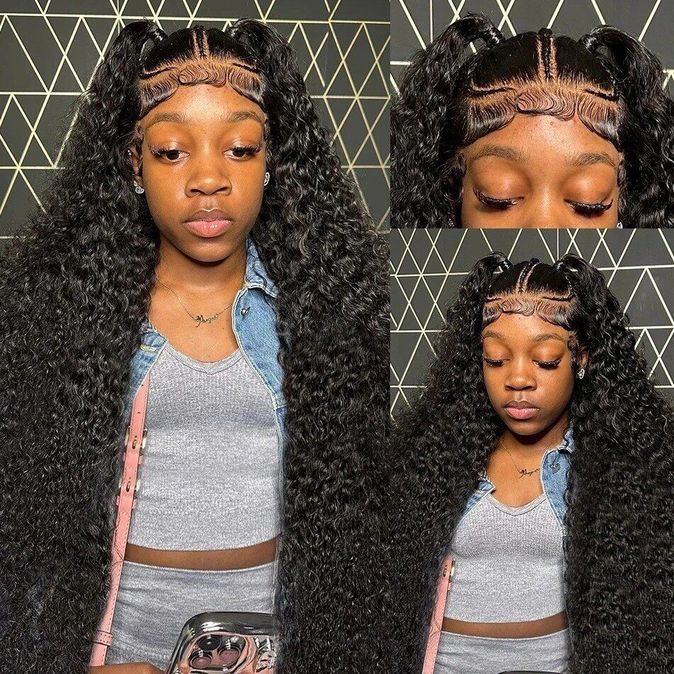 假发全真人发假发头套Human hair wig 非洲头套13*4