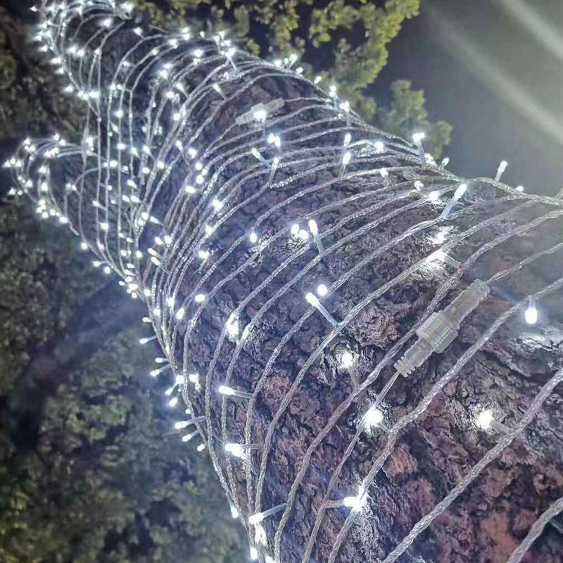 24V低压满天星彩灯闪灯串灯绕树工程亮化户外圣诞树灯串装饰