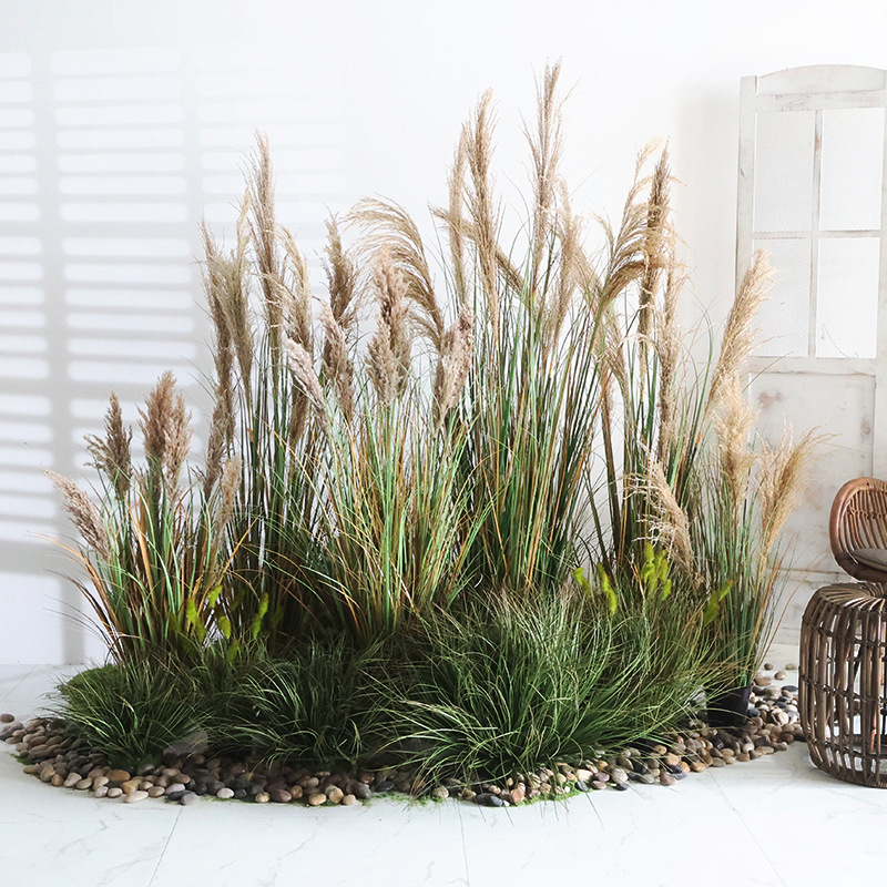 Simulated plants, natural reeds, potted plants, home furnis