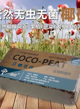 Coconut brick nutrient soil coconut coir soil planting bric