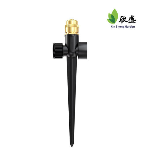 360度可调园林金属喷头花园洒水器铝合金地喷铜喷头浇花洒水器