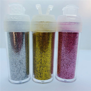 闪光粉 式 金葱粉翻盖瓶装 闪粉金粉量大从优银粉百种瓶子款