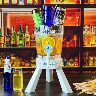 福佳白3升扎啤炮啤酒桶带龙头酒炮酒吧专用可乐桶酒具扎啤桶