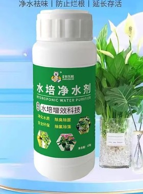 Hydroponic plant water purifier deodorizing moss and algae