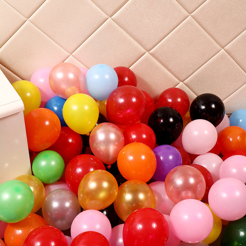 10寸2.2克加厚亚光乳胶气球 日派对日庆典婚房装饰圆形气球