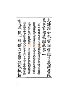 宋绍兴本楞严经 书法体写刻本 十卷五册全校对整理本