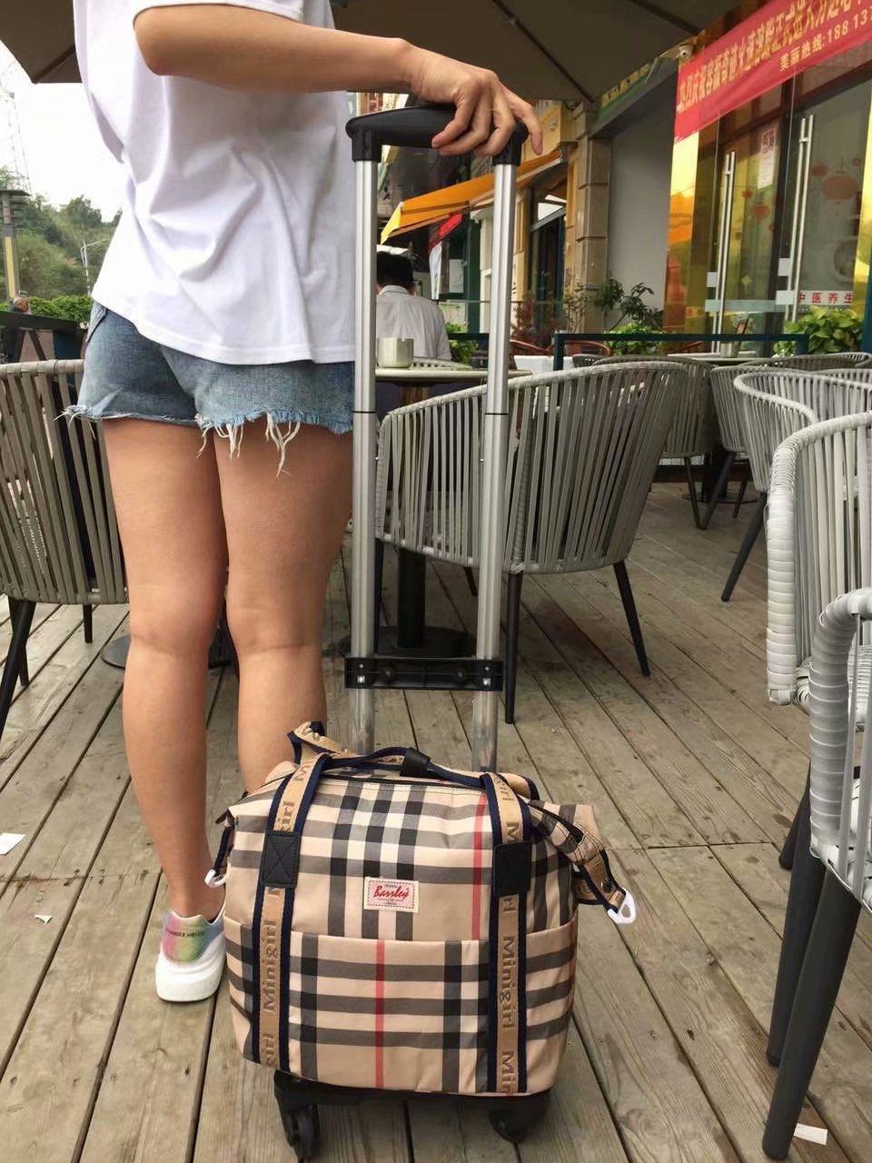 新品迷你拉杆包背包可拆化妆包潮