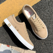 新款 男鞋 人本帆布鞋 子透气男士 2026年春季 鞋 复古潮鞋 男款 低帮板鞋