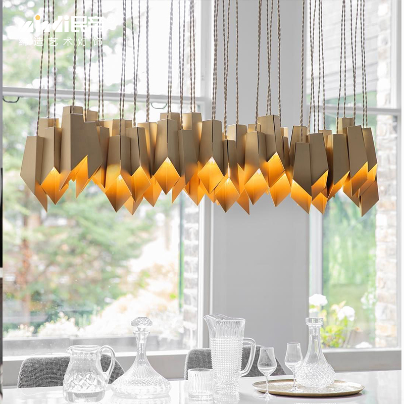 轻奢后现代简约餐厅吊灯