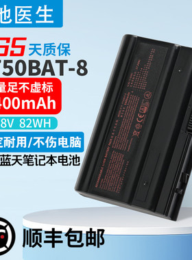 全新适用未来人类X599 X799 蓝天P770ZM P750BAT-8 P751ZM 电池