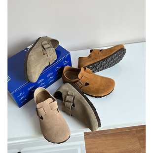 45情侣款 加大号男鞋 勃肯鞋 懒人鞋 男女全包头博肯软木鞋 46特大码